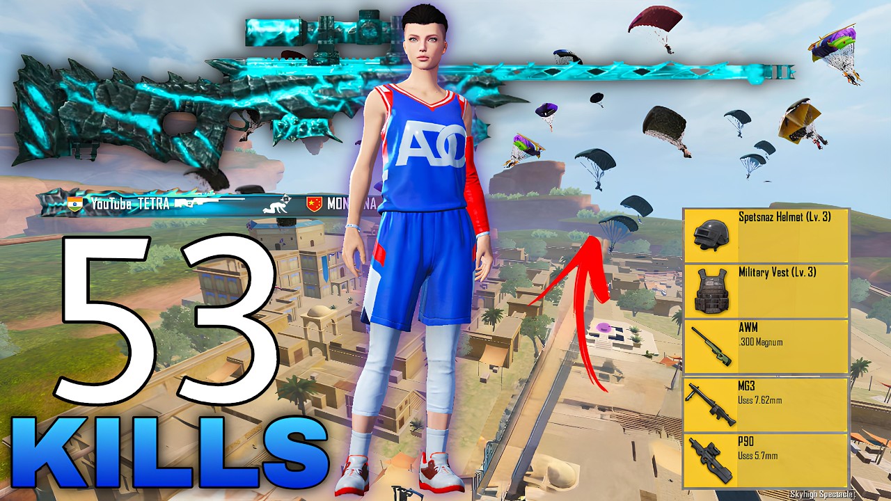 53 KILLS!🔥BEST LOOT FASTEST GAMEPLAY With RARE OUTFIT😍SAMSUNG,A7,A8,J5,J6,J7,J2,J3,XS,A3,A4,A5,A6