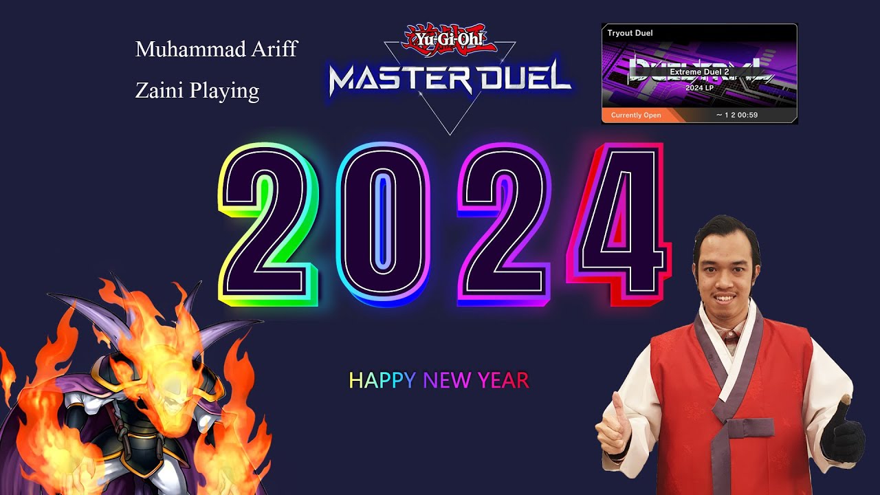 Happy New Year 2024! Extreme Duel 2: 2024 LP | Yu-Gi-Oh! Master Duel 2023 #0291