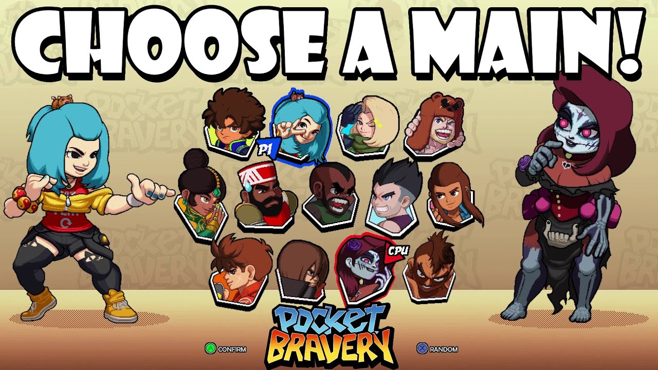 Pocket Bravery - How to choose your Main Character!