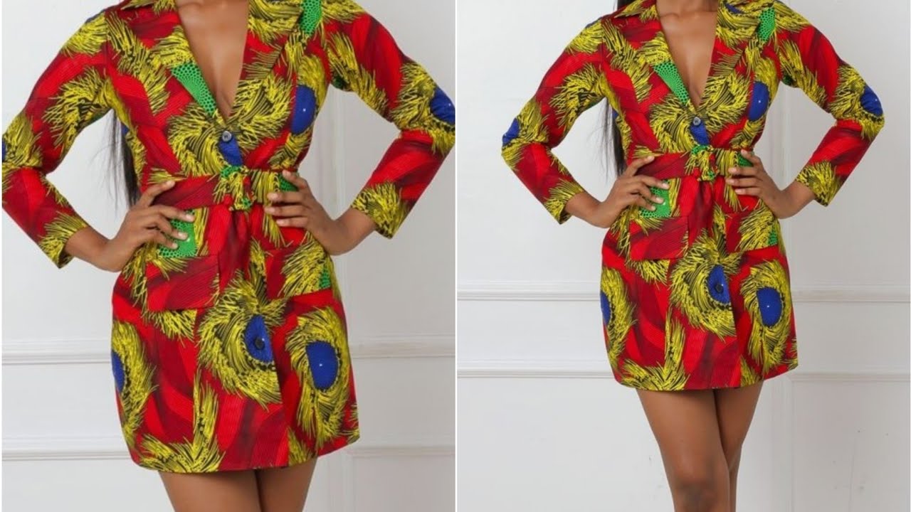 DIY|| HOW TO DRAFT A BLAZER DRESS PATTERN WITH NOTCHED COLLAR ..|| BEGINNERS FRIENDLY TUTORIAL