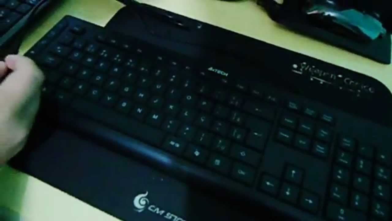 Unboxing A4Tech KD-600L Backlight keyboard