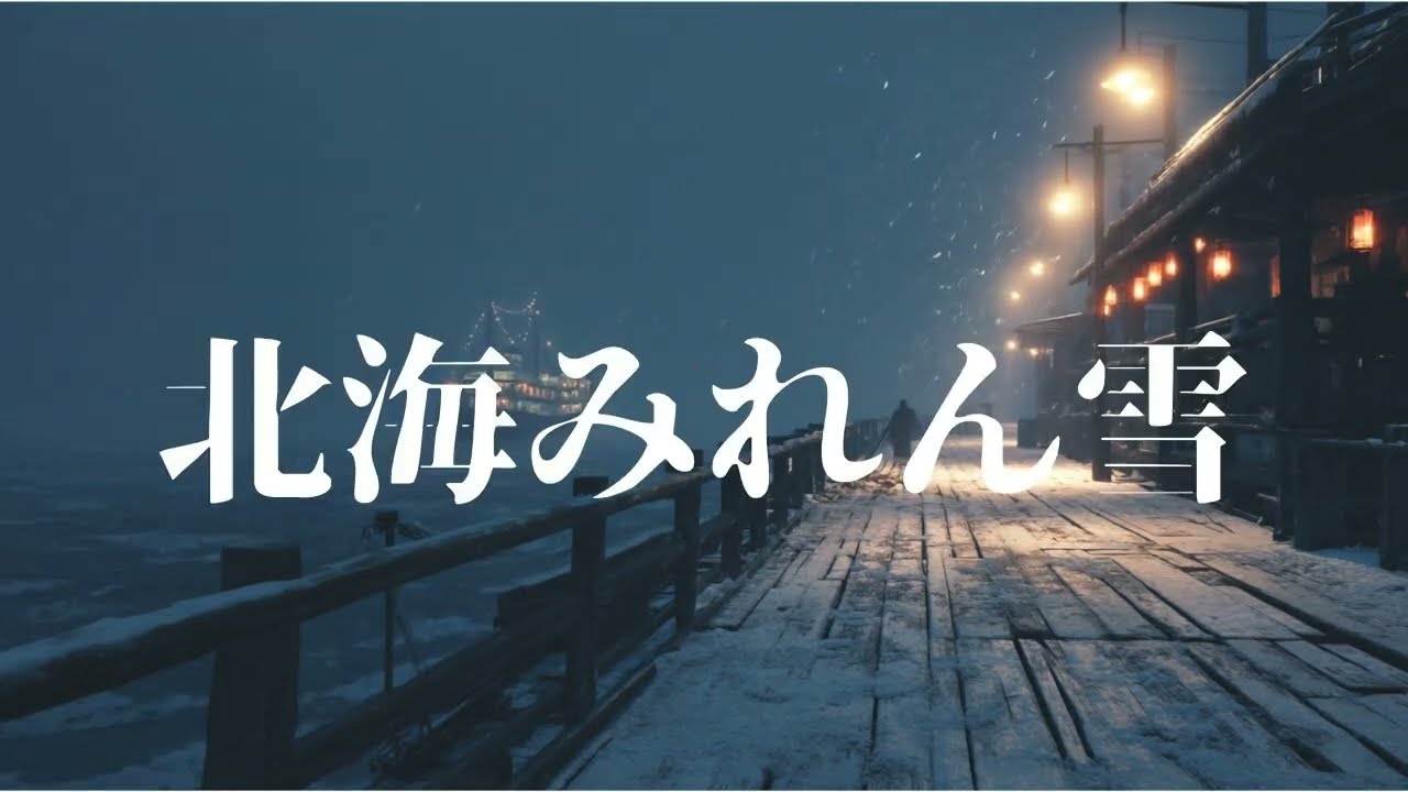 【演歌】北海みれん雪 - 新時代の演歌がここに誕生 / AI Enka