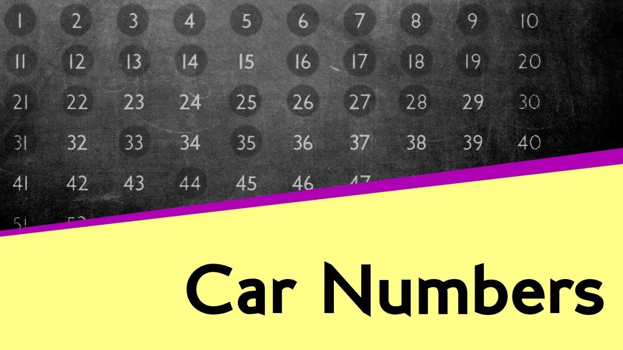Car and driver numbers in F1 - a short history