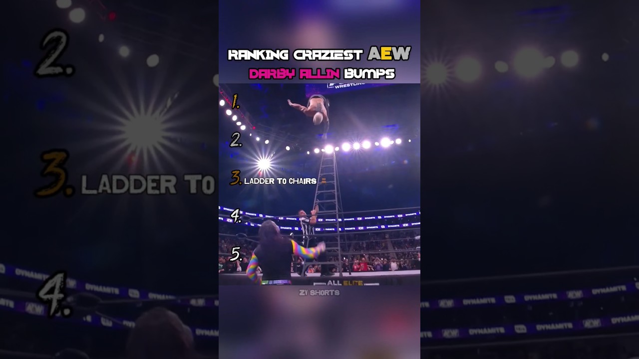 AEW Darby Allin crazy bumps #shorts
