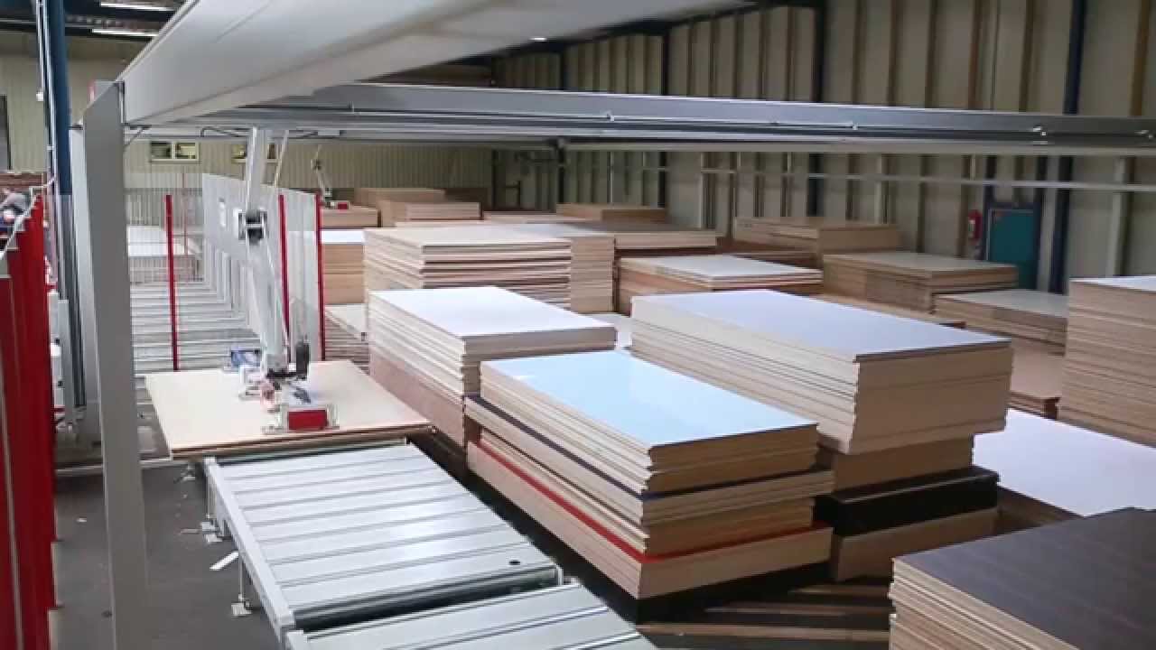 Vollautomatisches Holzwerkstoff Zentrallager | Holz-Tusche GmbH & Co. KG