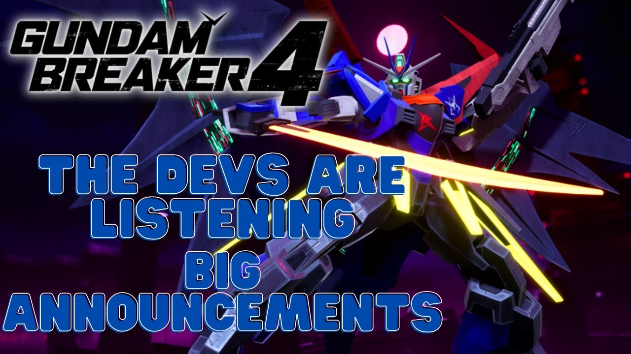 Huge Launch Changes for Gundam Breaker 4