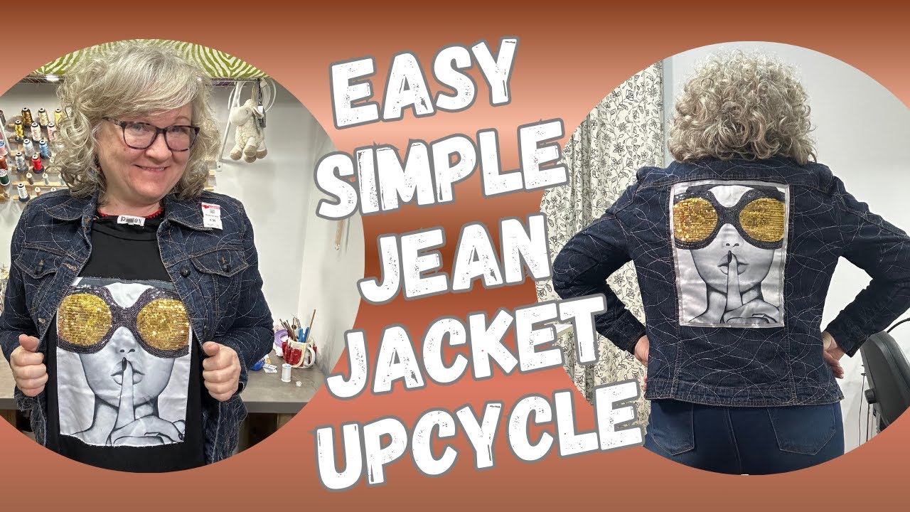 Easy, Simple Jean Jacket Upcycle