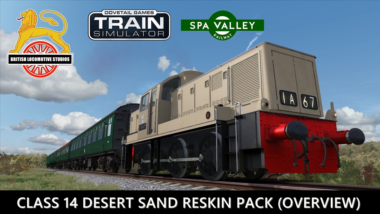 TS Classic - Class 14 Desert Sand Reskin Pack Spa Valley Railway (Overview)