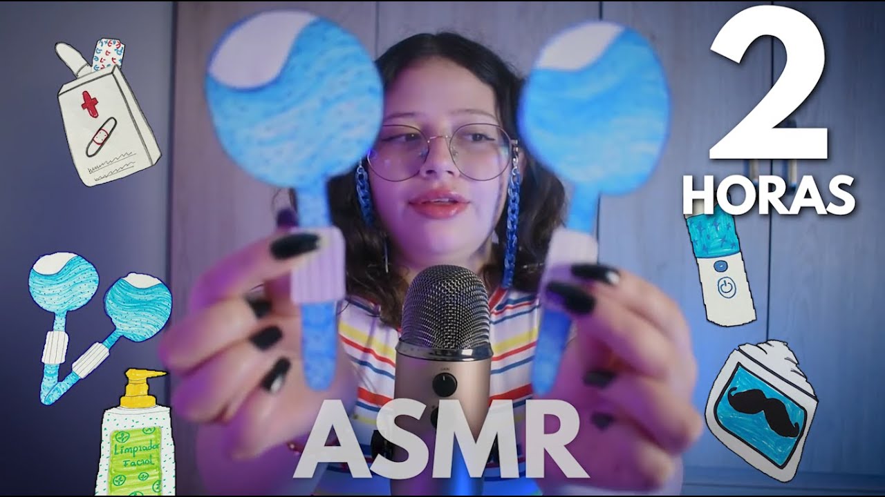 ASMR en ESPAÑOL ⏳ 2 HORAS Atención PERSONAL 💆🏻‍♀️ con PAPEL 📝para DORMIR profundo 😴Vivalen Asmr