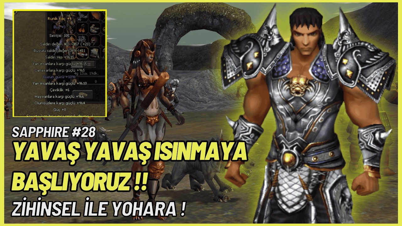 Metin2 Safir Star #28 – YAVAŞ YAVAŞ YOHARAYA ALIŞIYORUZ !! +9 RUNİK BASTIK !!