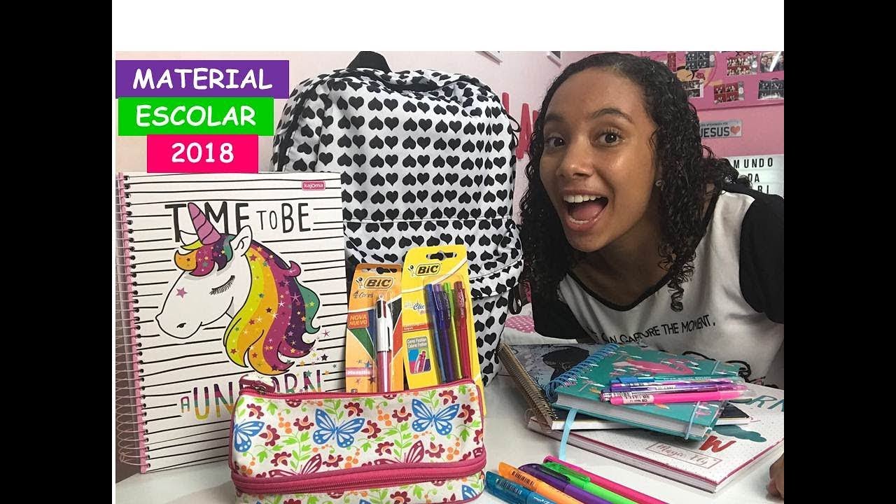 MEU MATERIAL ESCOLAR 2018