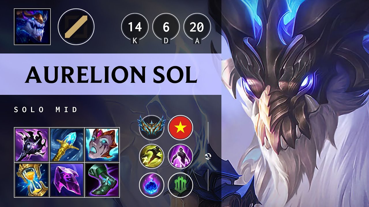 Aurelion Sol Mid vs Irelia - VN Challenger Patch 25.20