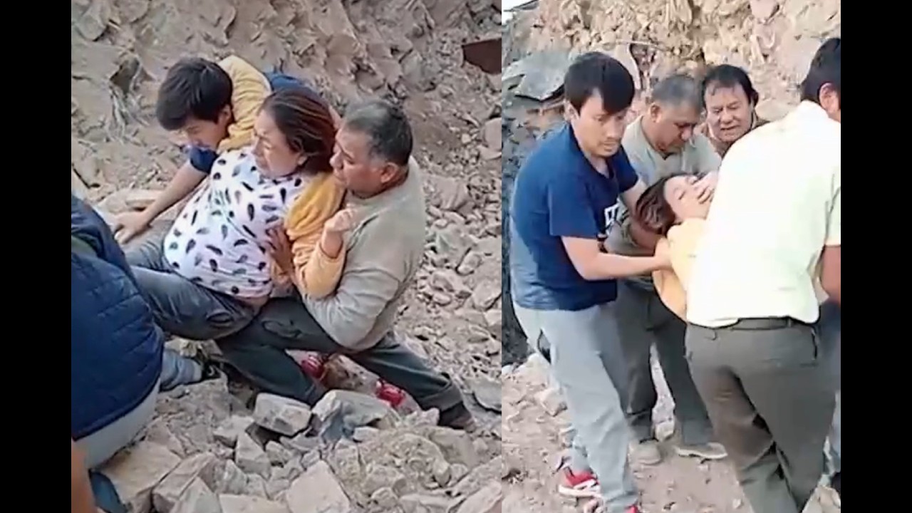 Embarazada que cayó a zanja en VES por culpa de una malla de seguridad denuncia abandono