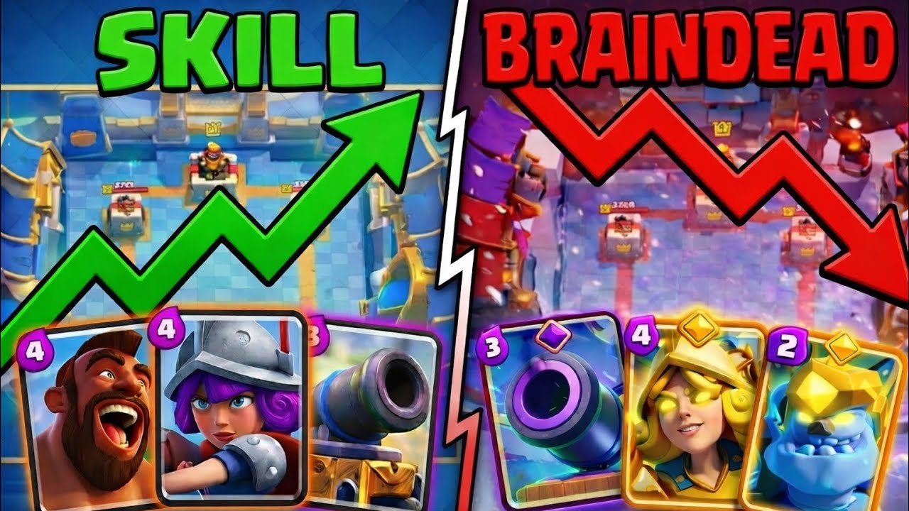 Skill Is Dead in Clash Royale…
