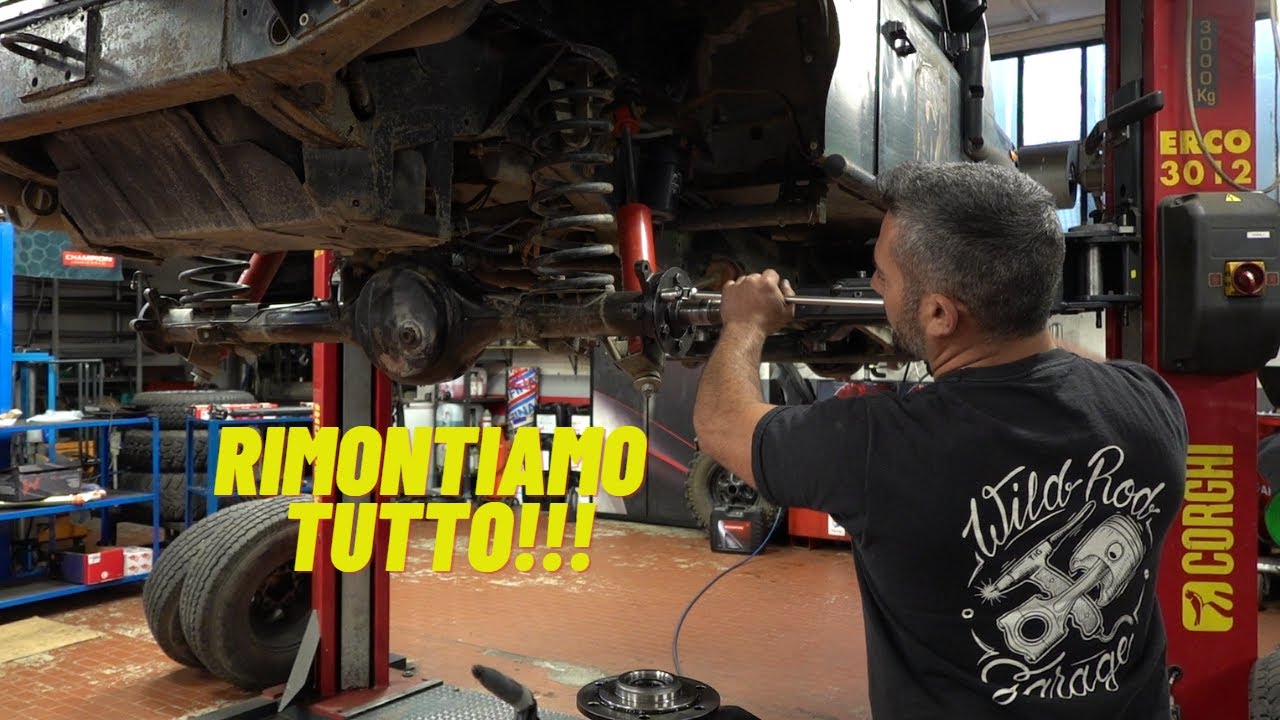 Land Rover Defender 90 td4 pt 5 Finiamo i lavori sul ponte posteriore !