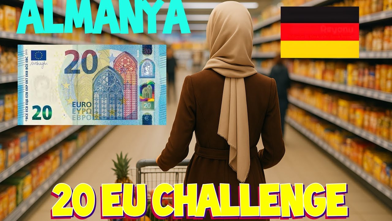 Sadece 20&euro; ya dev alışveriş. Almanya'da market fiyatları nasıl 