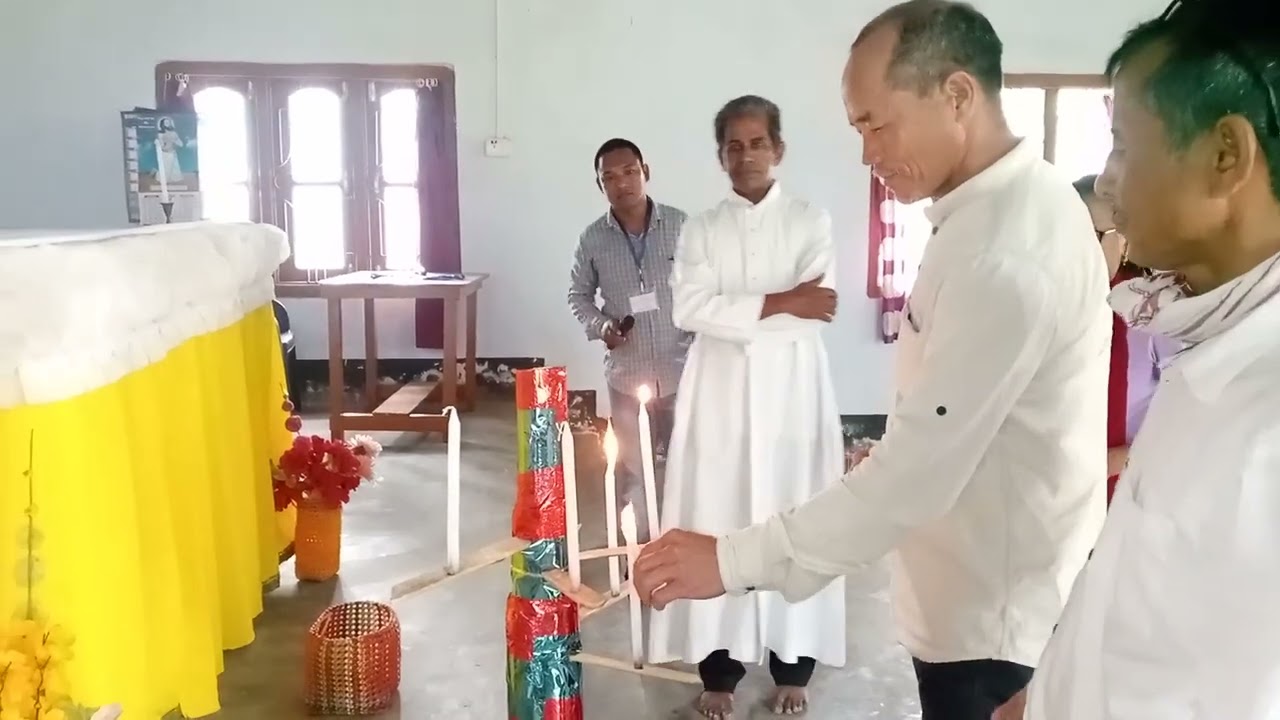 inauguration of the first catholic youth convention 2023 at Niglok village