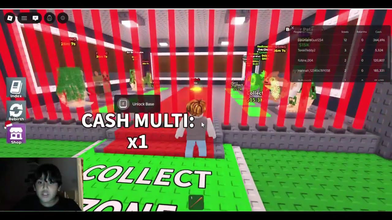 Playing Steal A Brainrot for the first time on PC