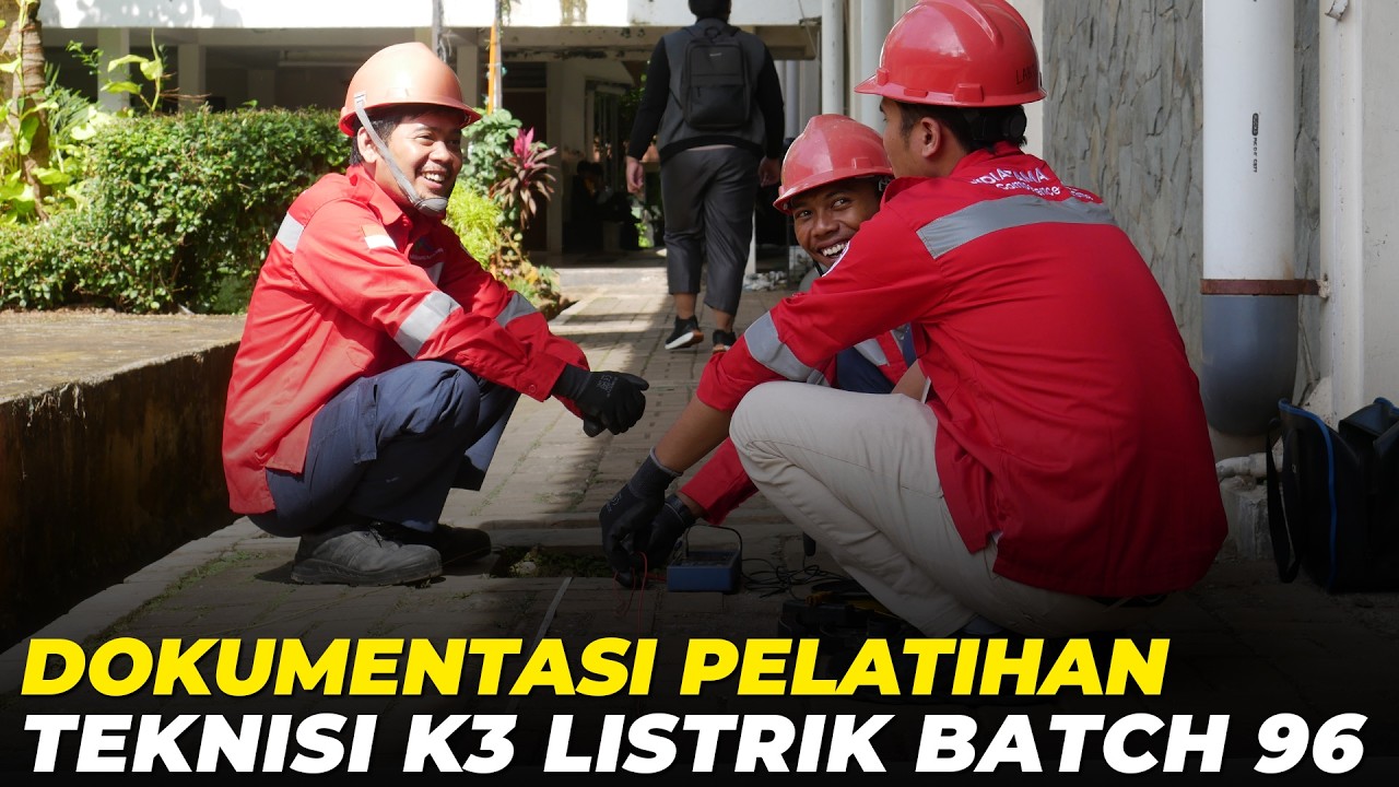 Dokumentasi Pelatihan Teknisi K3 Listrik Batch 96