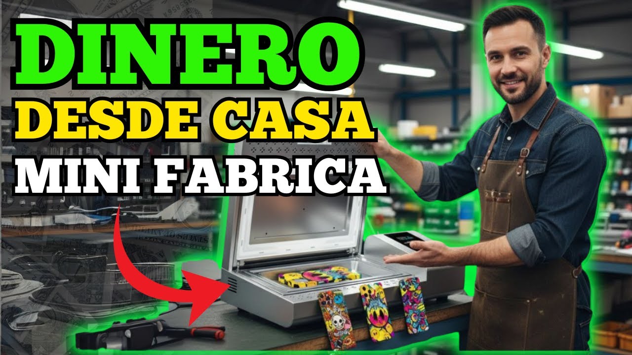 10 MÁQUINAS que CONVIERTEN tu CASA en una MINI FÁBRICA RENTABLE