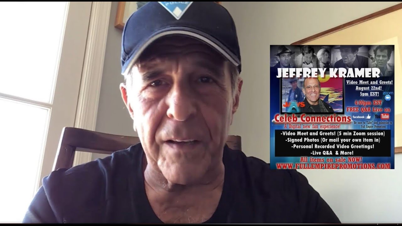 A Message from Jeffrey Kramer about his online fan event on August 22nd!