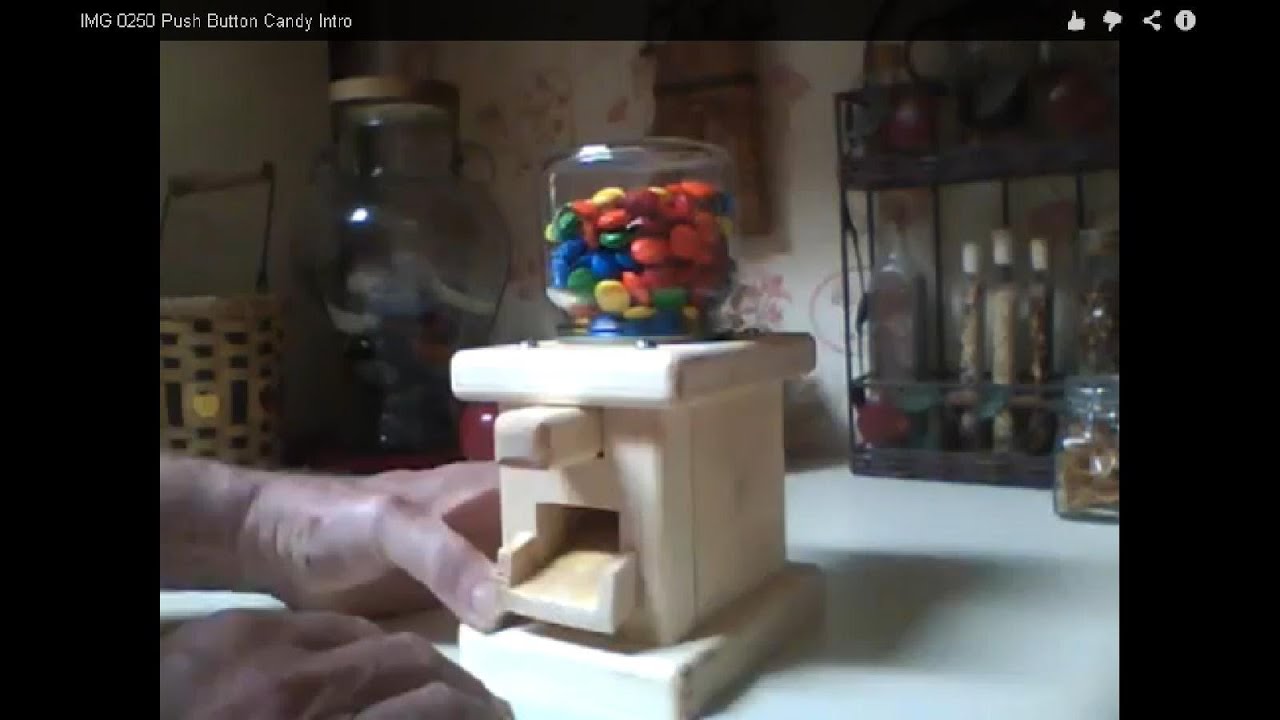 Make a Push Button Candy Dispenser