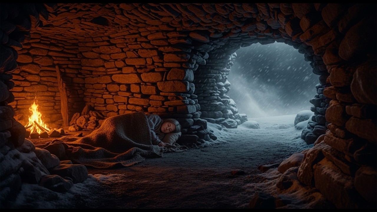 Construyó su dormitorio dentro de una cueva… y sobrevivió en silencio a la peor tormenta en 95 años.