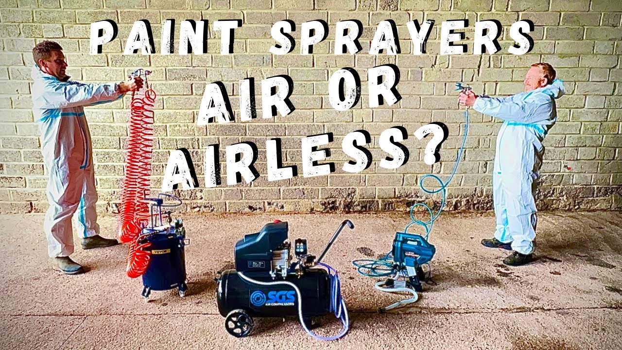 Testing Paint Sprayers - Air or Airless? We find out which is best!