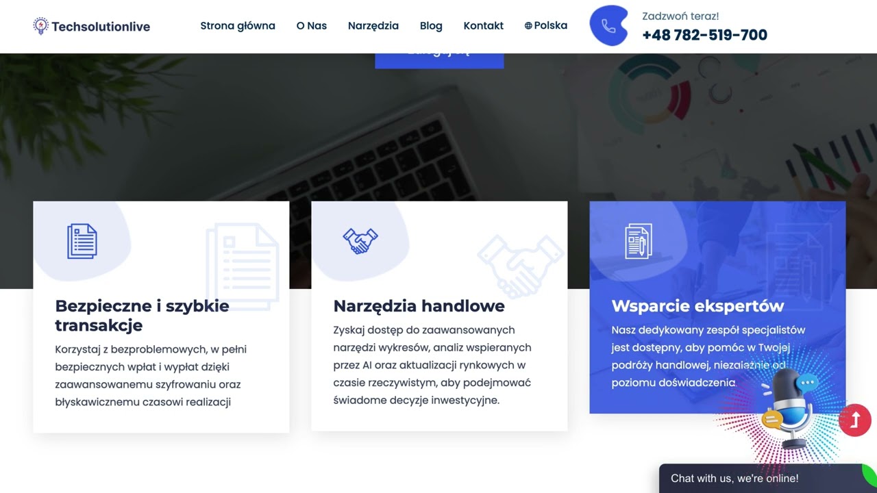 TechSolutionLive.com Opinie &ndash; Przegląd TechSolutionLive - Tw&oacute;j Idealny Broker Online! 💻💰