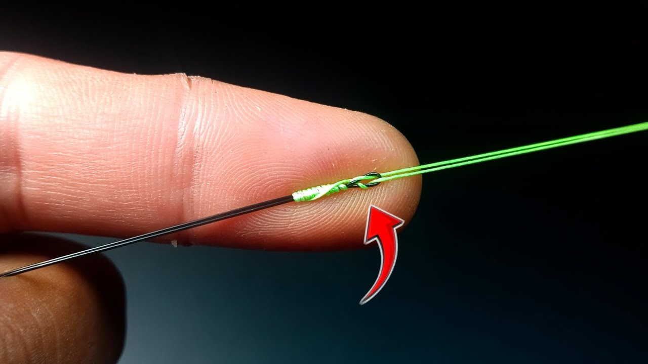 Improved albright knot braid to fluorocarbon - smoother and stronger fishing knot