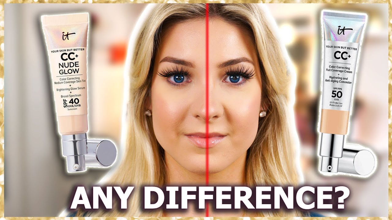 It Cosmetics CC NUDE GLOW vs CC ORIGINAL | How do they compare?