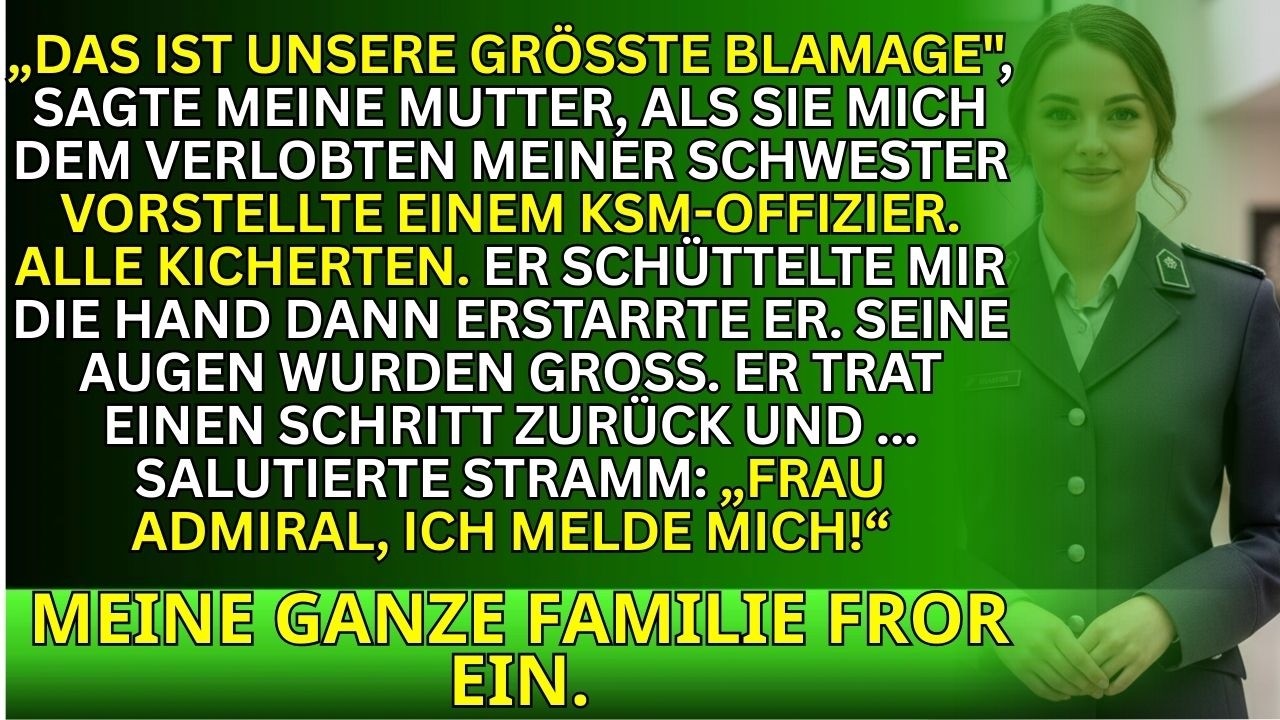Sie verspotteten mich – bis der KSM-Verlobte meiner Schwester aufstand und salutierte…