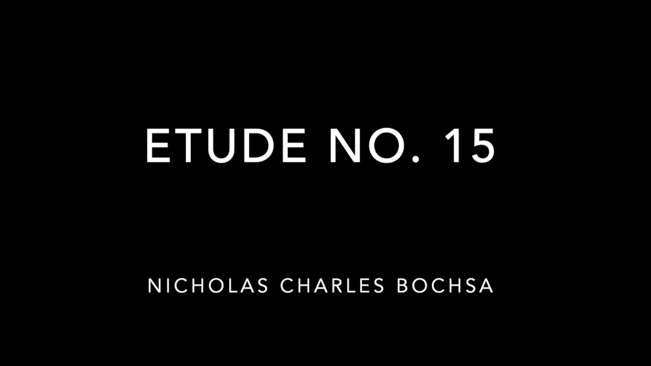 RCM Harp- Grade 10, Studies/Etudes. Bochsa Etude No. 15