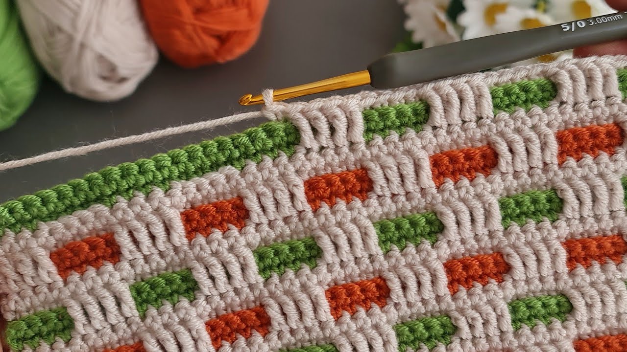 Wow!..😇Very Easy! 3D Super how to make eye catching crochet / Everyone who saw it loved it.Muhteşem