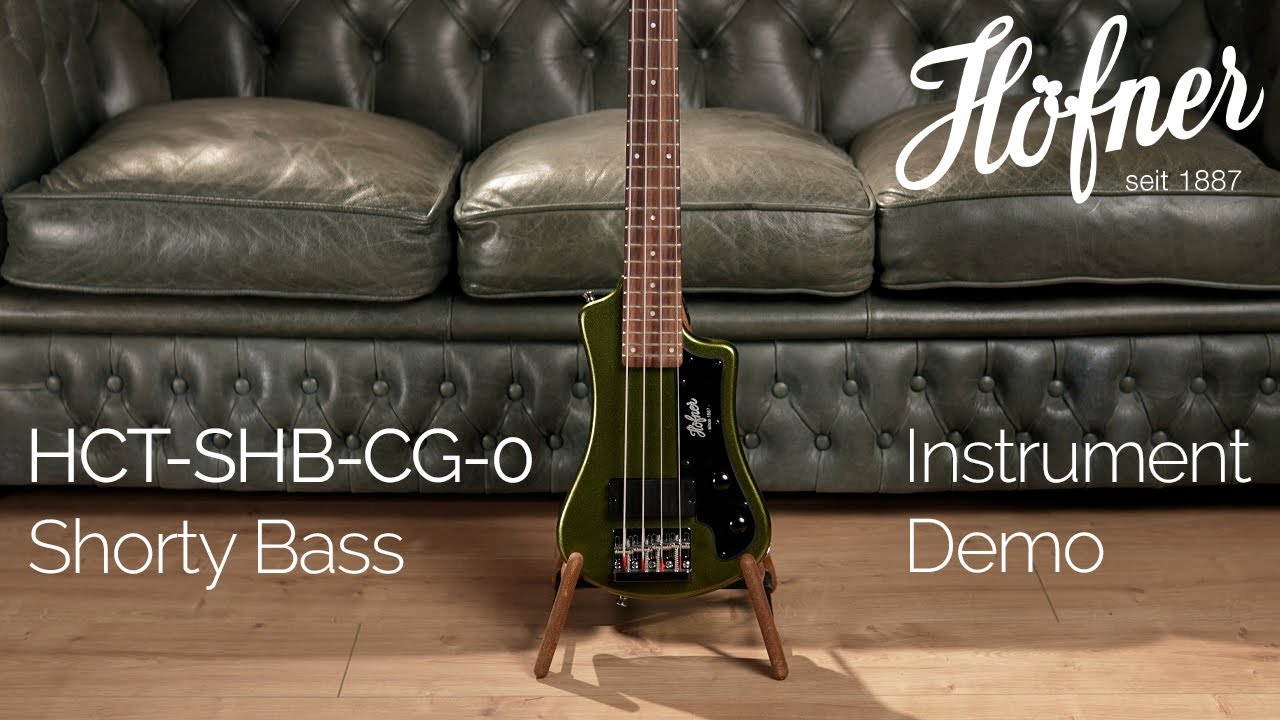 Höfner HCT-SHB-CG Shorty Bass (Cadillac Green)
