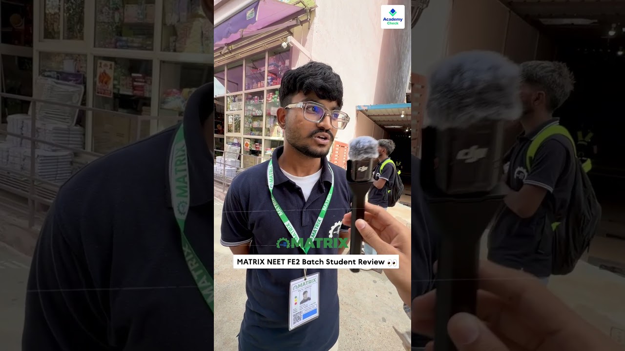 Sikar MATRIX NEET FE2 Batch Student Review 👍#neetpreparation #viarlshort