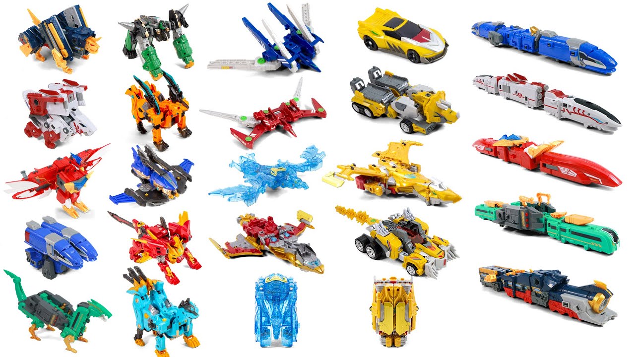GiantSaver EngineBot DragonForce Kiramager Assemble Mecha Transformation