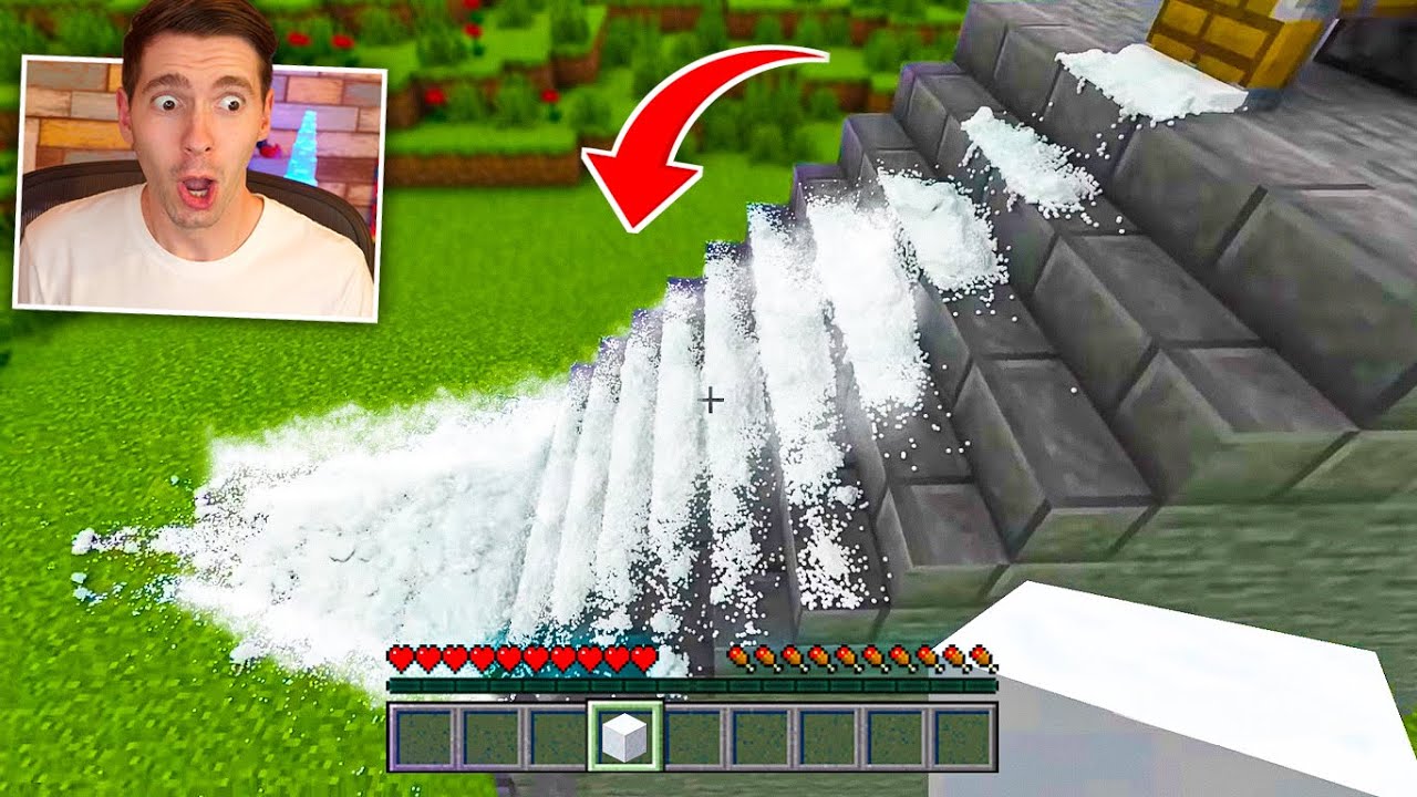 A NEVE MAIS REALISTA do MINECRAFT!!! (Impressionante)