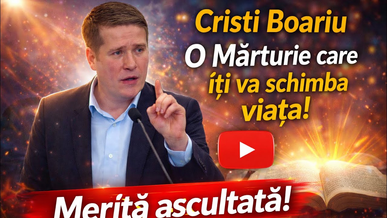 Cristi Boariu-❗️O mărturie care îți va schimba viața…. Merită Ascultată.