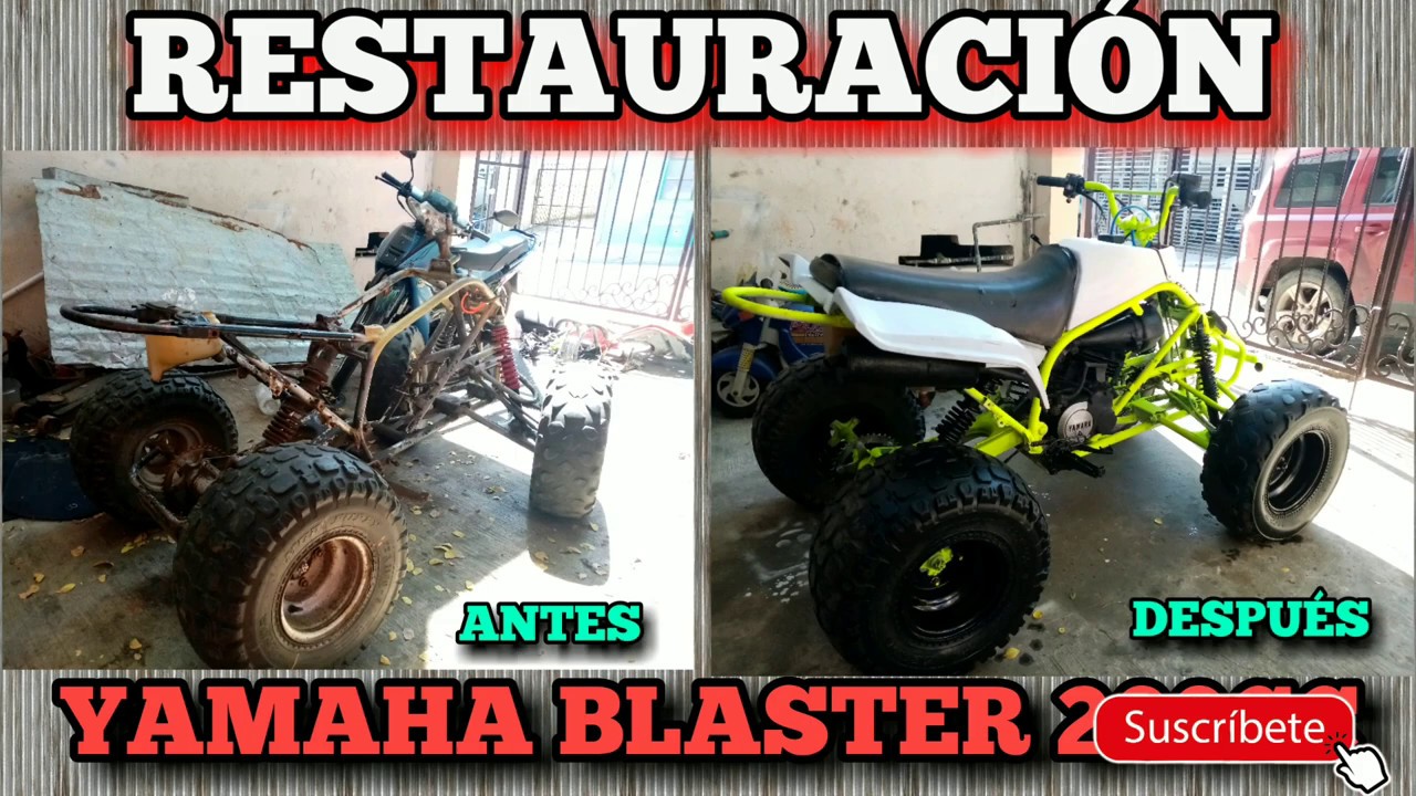 🔴🔴👨‍🔧Restauración de YAMAHA BLASTER