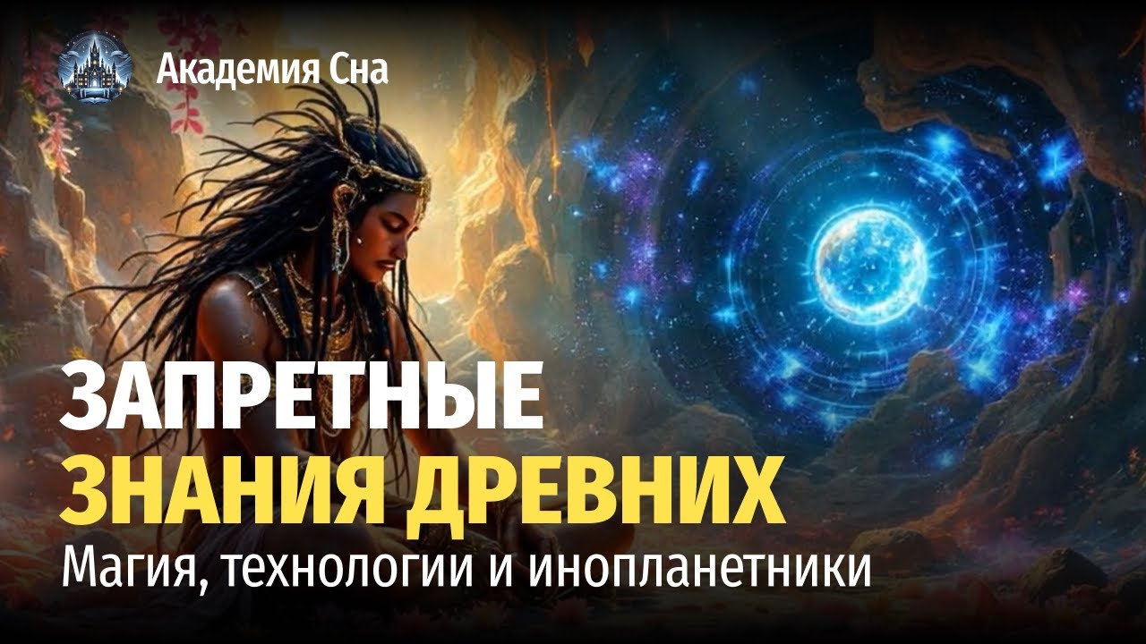 🗝️ Запретные знания древних: магия, технологии и инопланетные цивилизации 🌙 Лекция для сна