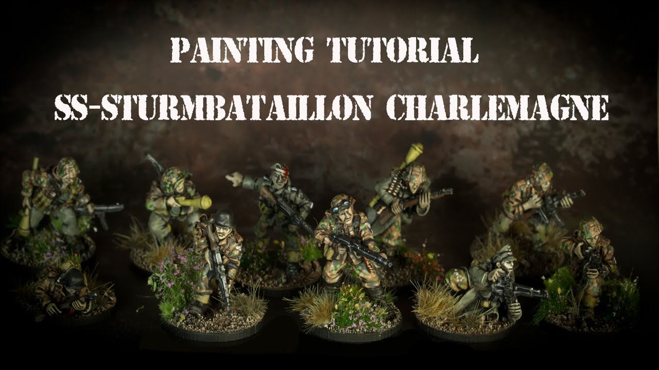 Painting Tutorial: Bolt Action SS-Sturmbataillon Charlemagne