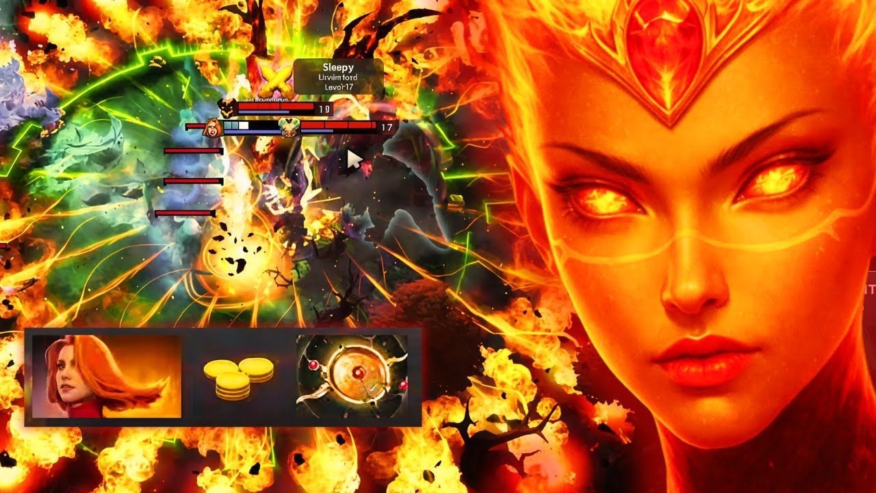 Lina Mid Makes the PERFECT Late Game Item Choice in 7.40b Dota 2