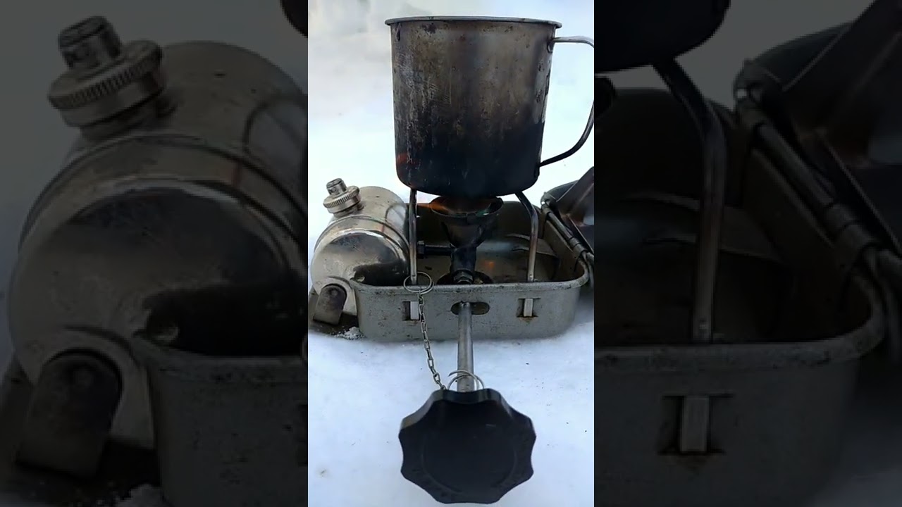 Тестируем Примус ПТ-1 (смерть туриста). Запуск и работа в зимних условиях