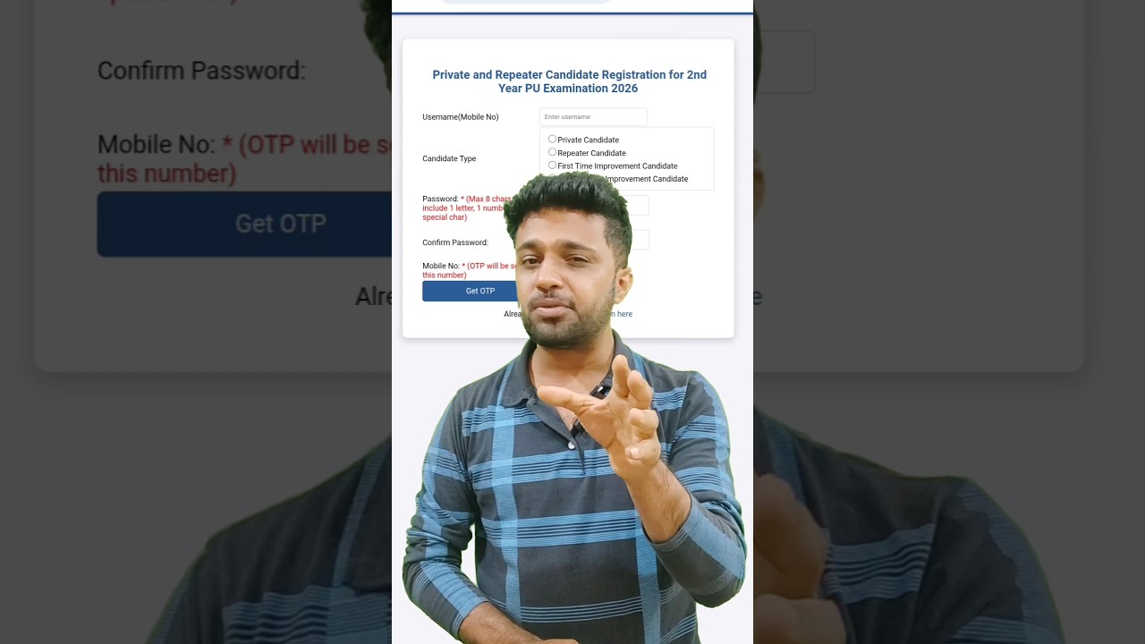 BIG NEWS - 2nd PUC Exam 2026 Registration Started | #Shorts