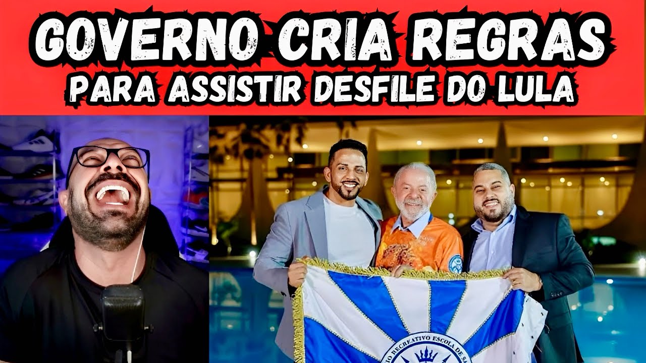Governo cria regras de como se comportar no desfile do Lula. #4k #4kvideo
