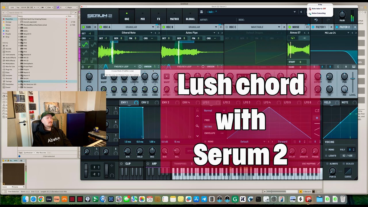 Lush chord pad with Serum 2
