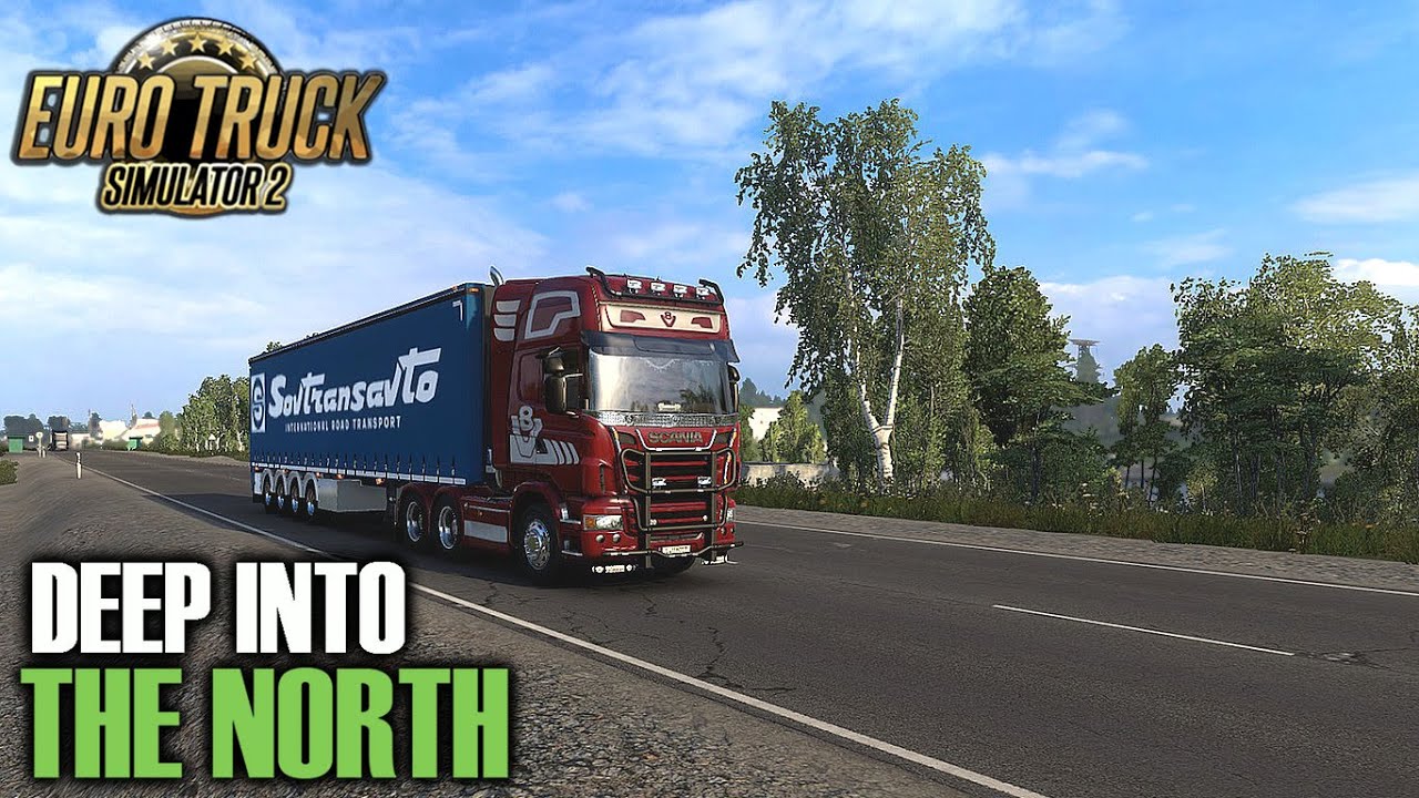 Deep Into the Woods of Northern Russia in Euro Truck Simulator 2 - ETS2 RusMap Exploration