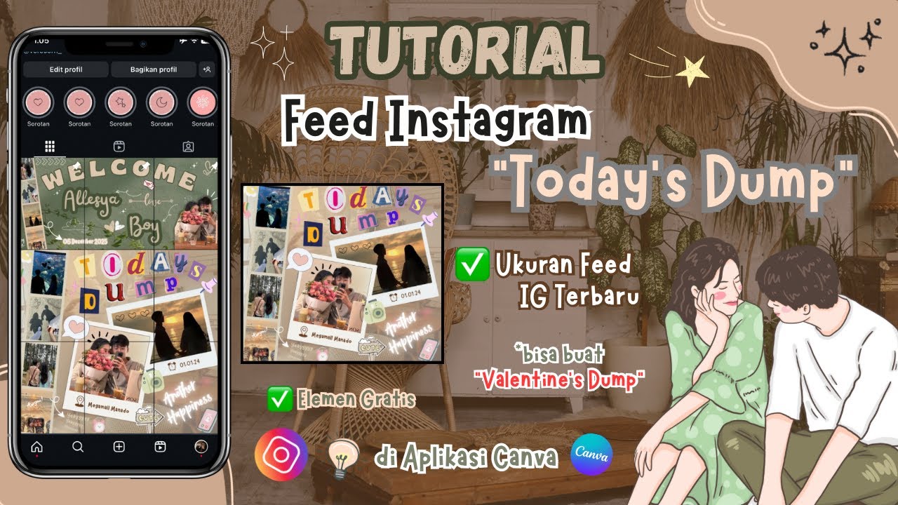 Cara Membuat Feed Instagram Bucin 
