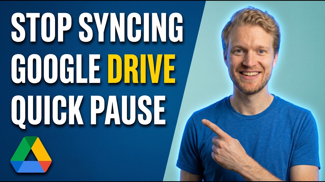 How To Stop Syncing Google Drive (Easy Guide)